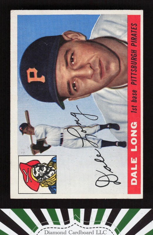 1955 Topps #127 Dale Long VGEX i, front