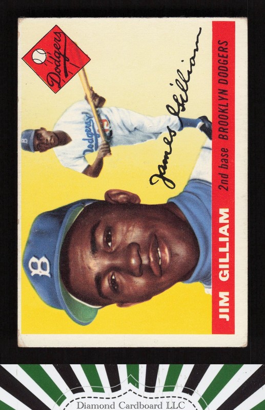1955 Topps #5 Jim Gilliam VGEX j, front