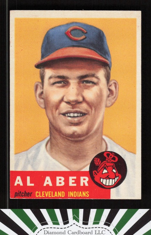 1953 Topps #233 Al Aber VGEX f, front