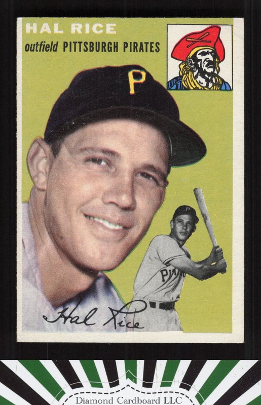1954 Topps #95 Hal Rice VGEX i, front