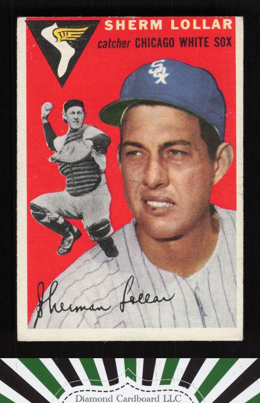 1954 Topps #39 Sherm Lollar VGEX+ n, front