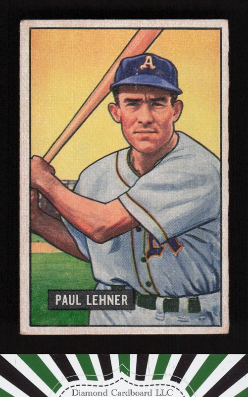 1951 Bowman #8 Paul Lehner VG, front