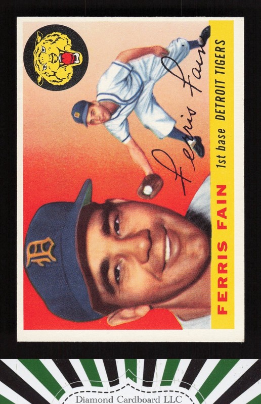 1955 Topps #11 Ferris Fain VG f, front