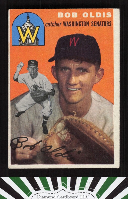 1954 Topps #91 Bob Oldis VG d, front