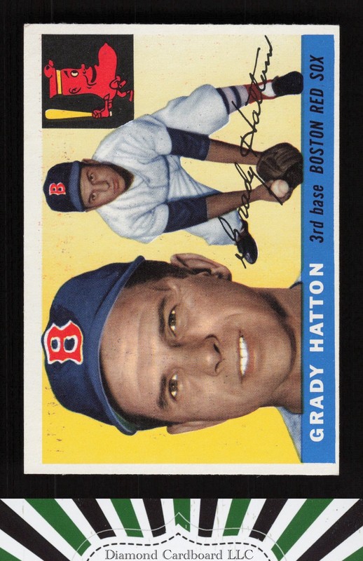 1955 Topps #131 Grady Hatton EX b, front