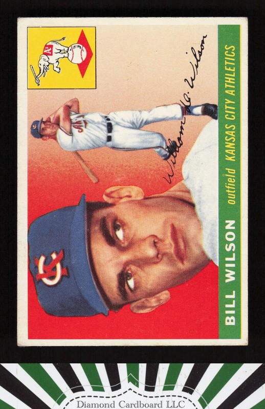 1955 Topps #86 Bill Wilson VGEX+ s, front