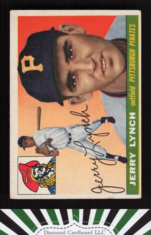 1955 Topps #142 Jerry Lynch VG f, front