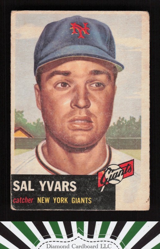 1953 Topps #11 Sal Yvars FR a, front