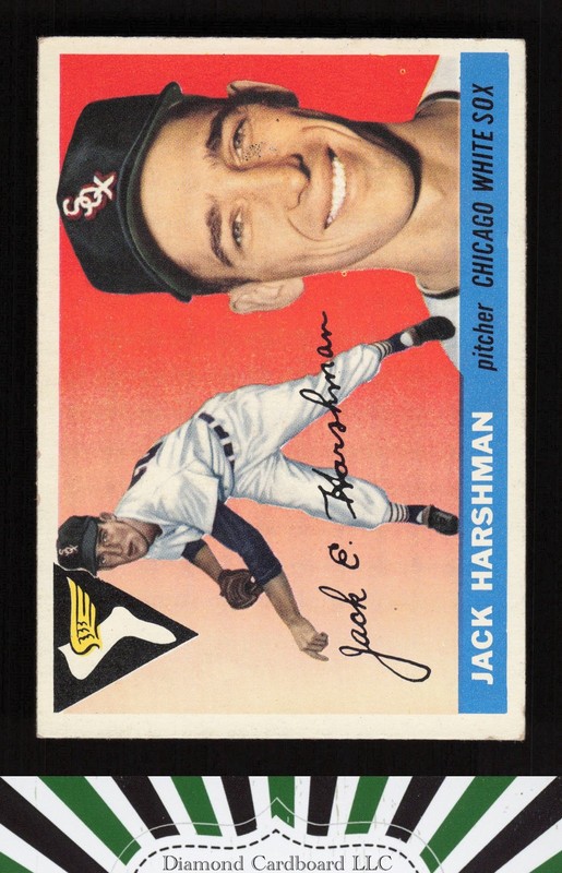 1955 Topps #104 Jack Harshman VGEX+ f, front