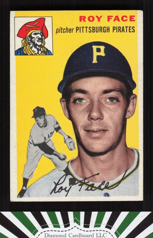 1954 Topps #87 Roy Face EX+ k, front
