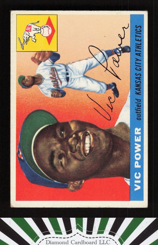 1955 Topps #30 Vic Power VGEX k, front
