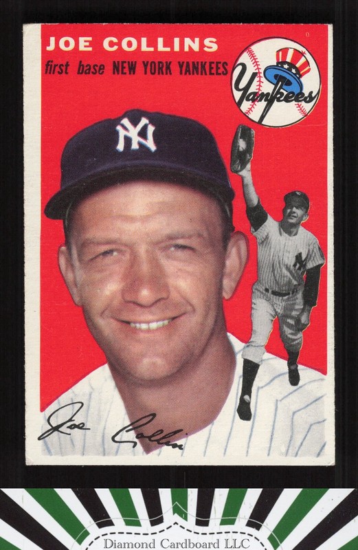 1954 Topps #83 Joe Collins VGEX b, front
