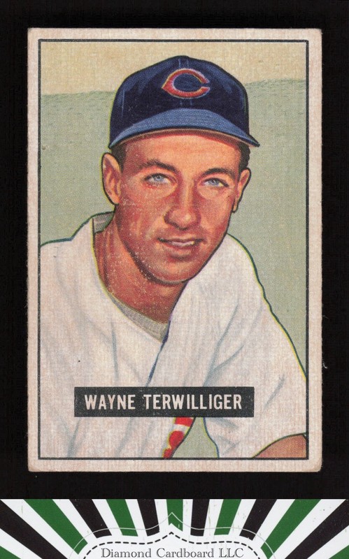 1951 Bowman #175 Wayne Terwilliger VGEX, front