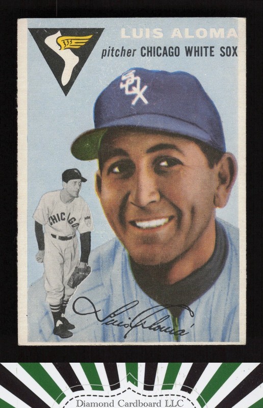 1954 Topps #57 Luis Aloma VGEX g, front