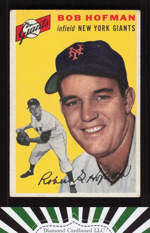 1954 Topps #99 Bobby Hofman VG o, front