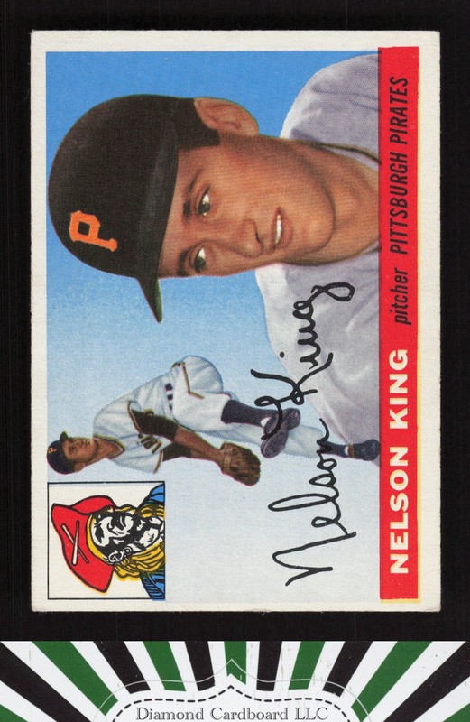 1955 Topps #112 Nelson King VGEX n, front