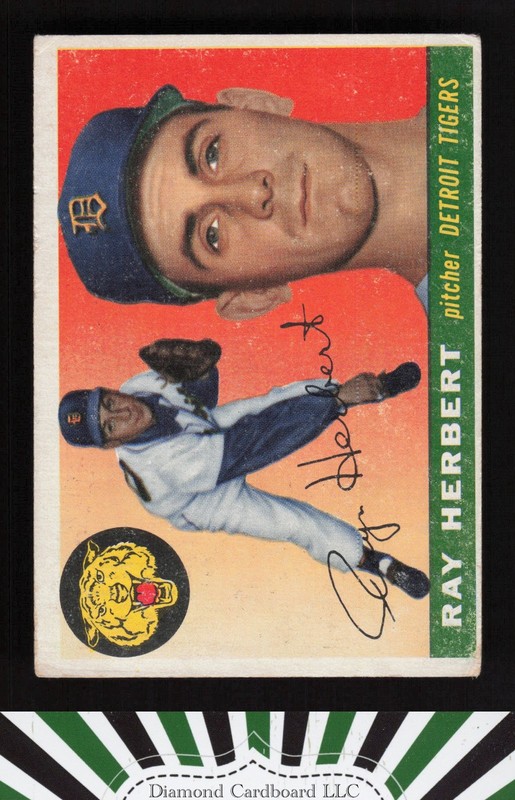 1955 Topps #138 Ray Herbert VG b, front