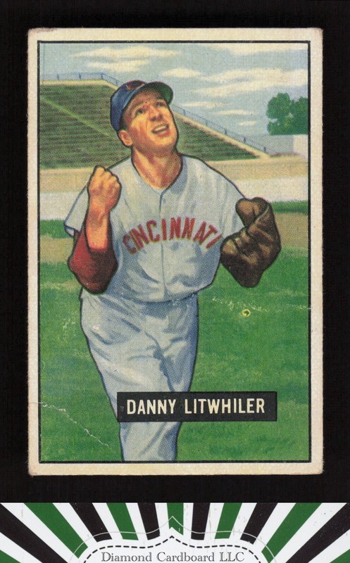 1951 Bowman #179 Danny Litwhiler GD+, front