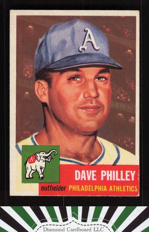 1953 Topps #64 Dave Philley EX e, front