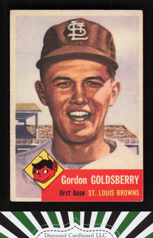 1953 Topps #200 Gordon Goldsberry VGEX+ h, front