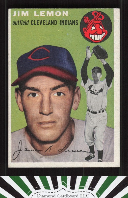 1954 Topps #103 Jim Lemon VGEX+ d, front