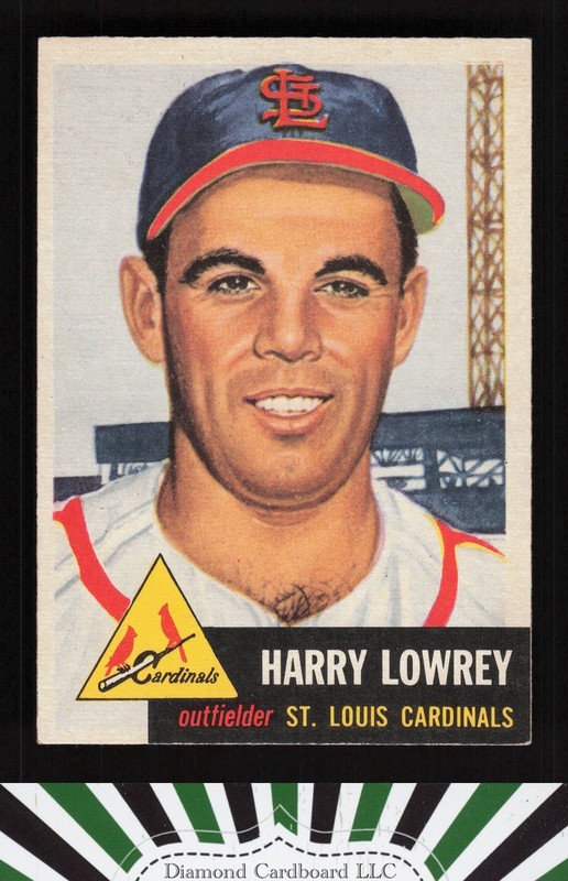 1953 Topps #16 Peanuts Lowrey NM j, front