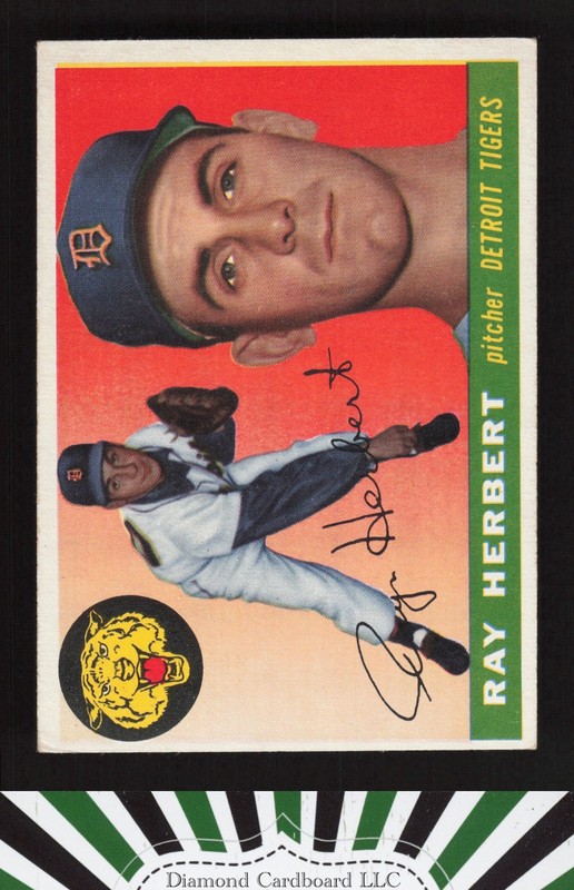 1955 Topps #138 Ray Herbert VGEX h, front