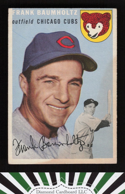 1954 Topps #60 Frank Baumholtz VG (ST) n, front