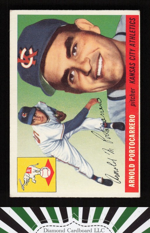 1955 Topps #77 Arnold Portocarrero VG j, front