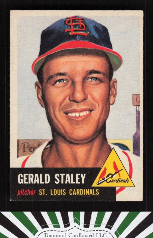 1953 Topps #56 Gerald Staley VGEX i, front