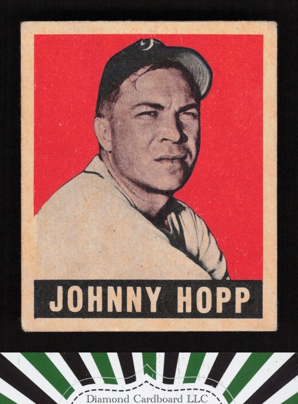 1948-49 Leaf #139 Johnny Hopp VGEX [CENTERED] a, front