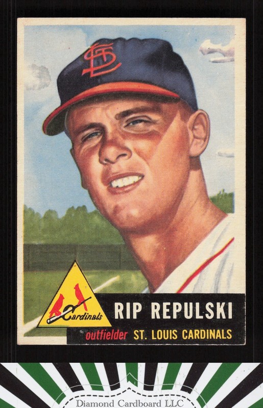1953 Topps #172 Rip Repulski EX+ j, front