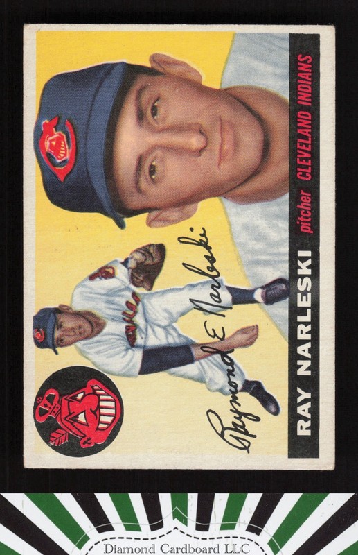 1955 Topps #160 Ray Narleski VGEX+ l, front