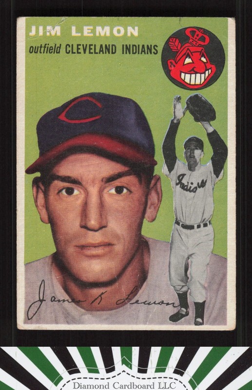 1954 Topps #103 Jim Lemon GD c, front