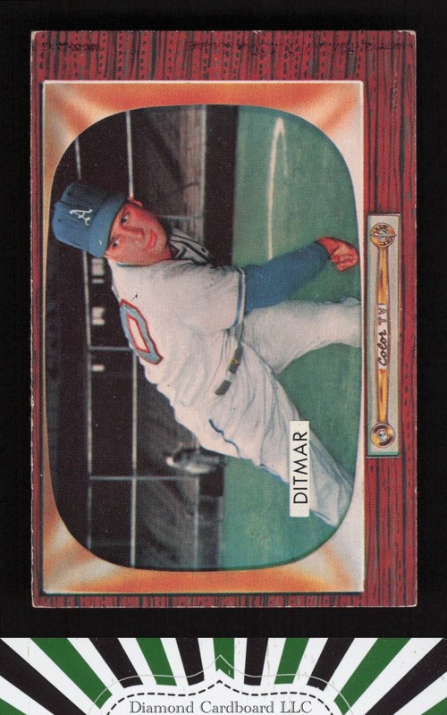 1955 Bowman #90 Art Ditmar VG, front