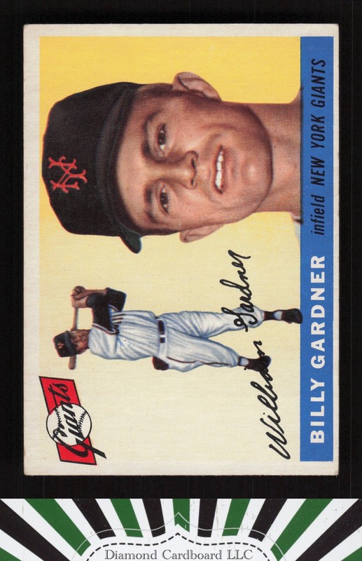 1955 Topps #27 Billy Gardner VGEX d, front