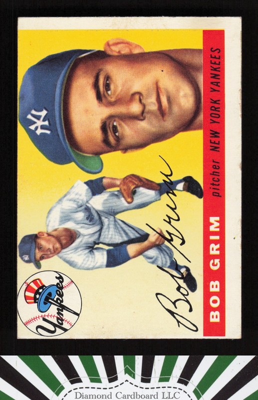 1955 Topps #80 Bob Grim VG (MC) c, front