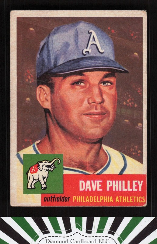 1953 Topps #64 Dave Philley GD b, front