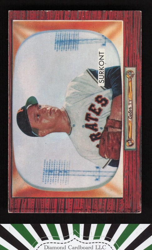1955 Bowman #83 Max Surkont VGEX (BACK IS MC), front