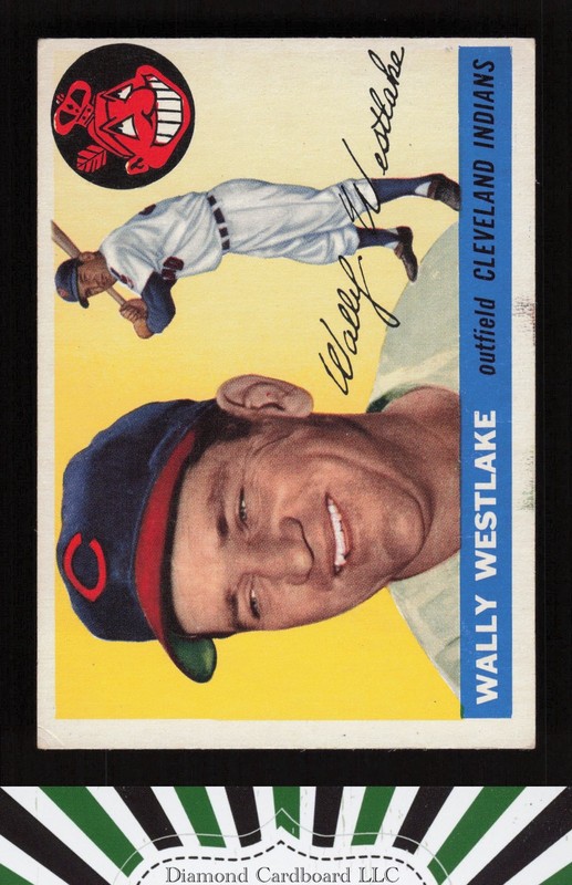 1955 Topps #102 Wally Westlake GD a, front