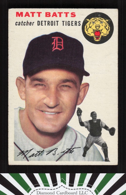1954 Topps #88 Matt Batts VGEX a, front