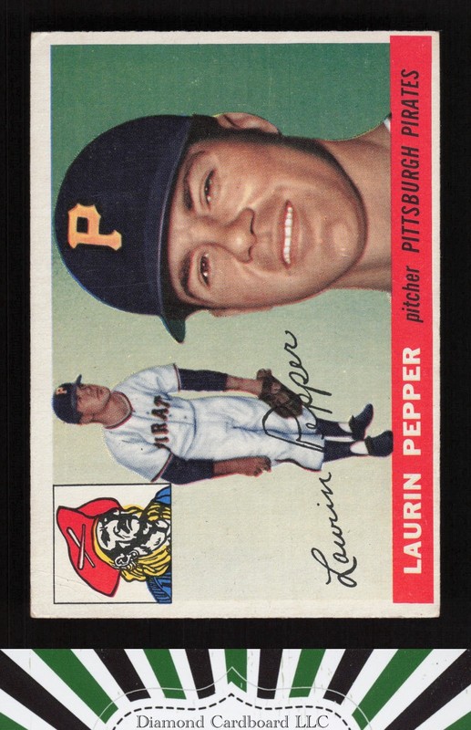 1955 Topps #147 Laurin Pepper VG f, front