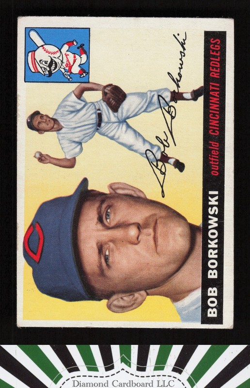 1955 Topps #74 Bob Borkowski VG c, front