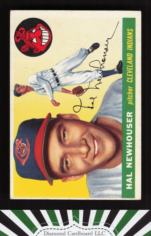 1955 Topps #24 Hal Newhouser VGEX g, front