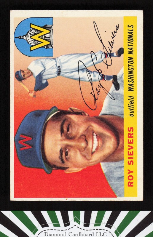 1955 Topps #16 Roy Sievers VGEX h, front