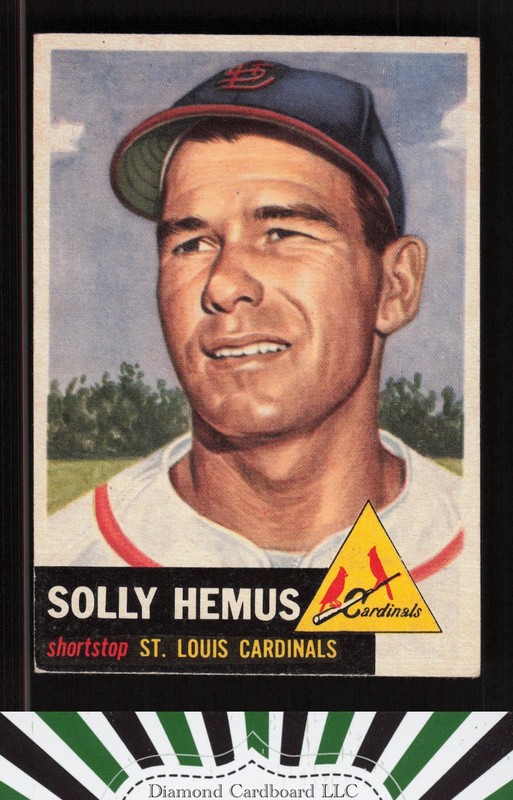 1953 Topps #231 Solly Hemus VGEX [GOOD EYE APPEAL] e, front