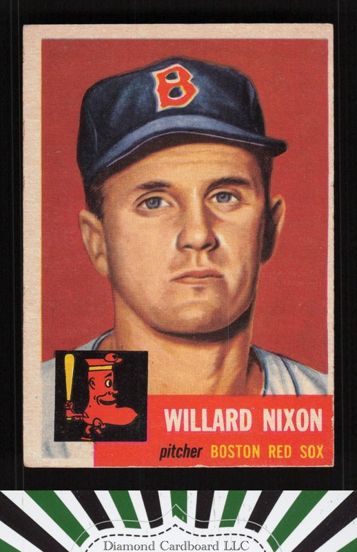 1953 Topps #30 Willard Nixon VG i, front