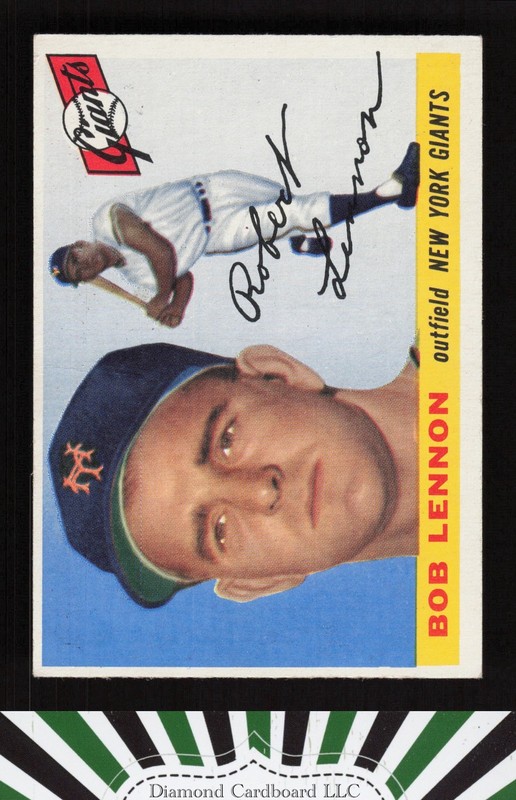 1955 Topps #119 Bob Lennon VG l, front