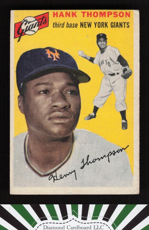 1954 Topps #64 Hank Thompson VG b, front