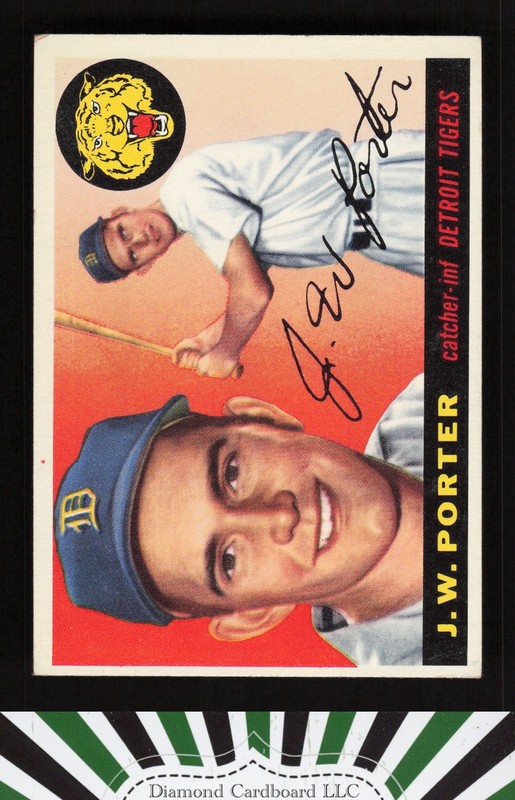 1955 Topps #49 J.W. Porter VGEX b, front